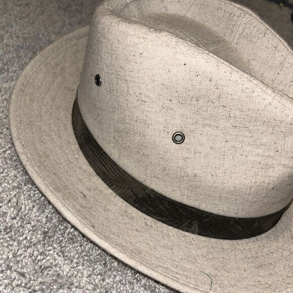 Penguin Cotton/Linen/Spandex Blend Cream Hat Sz. S/M - Picture 3 of 6